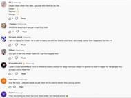 YouTube comments section reacting to Clay's first in-person meet at TwitchCon 2022 2/2 (Image via MCYTwastaken/YouTube)